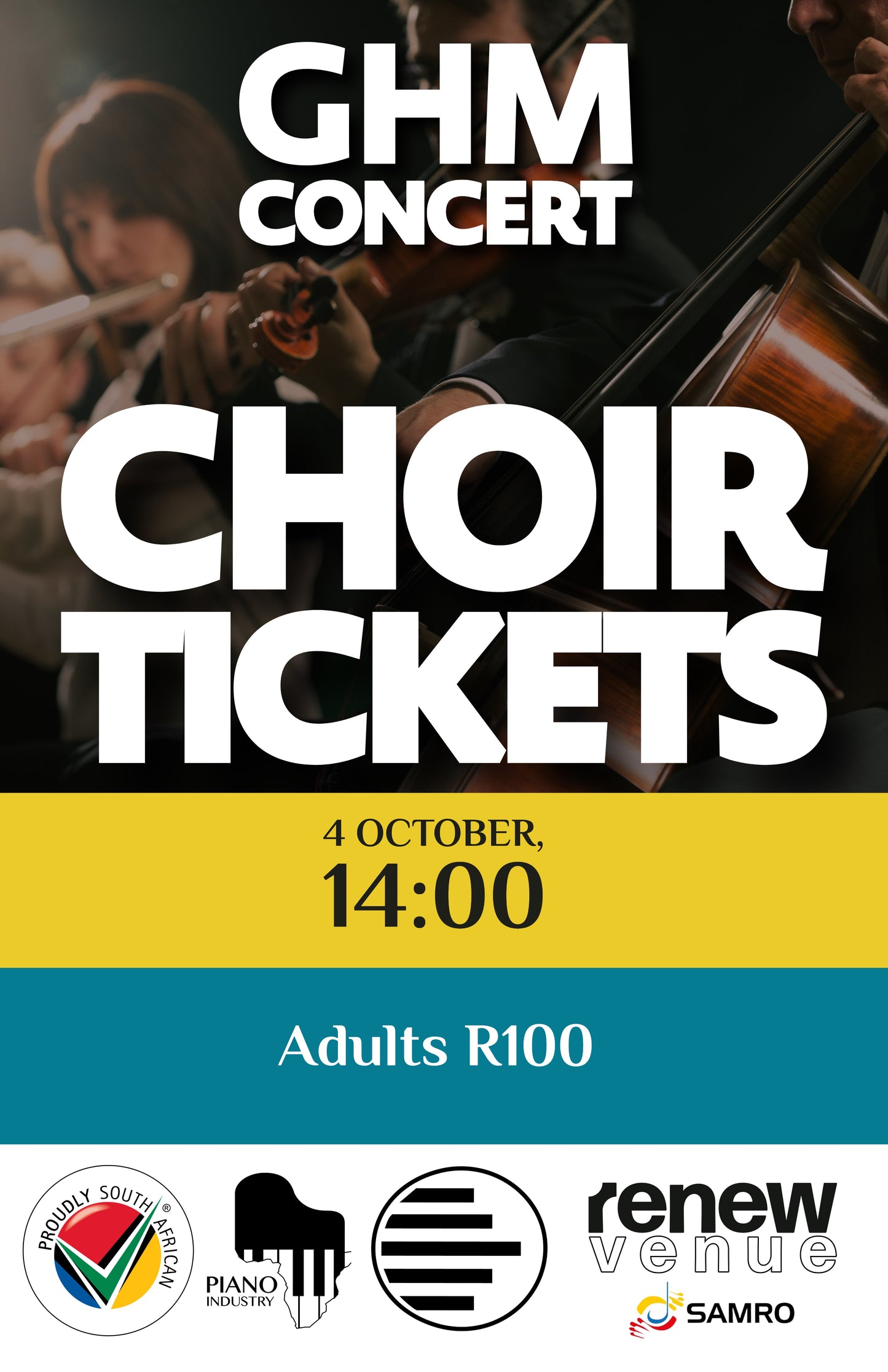 GHM Concert Showcase 04 October 2025 at 14h00 Choir Tickets