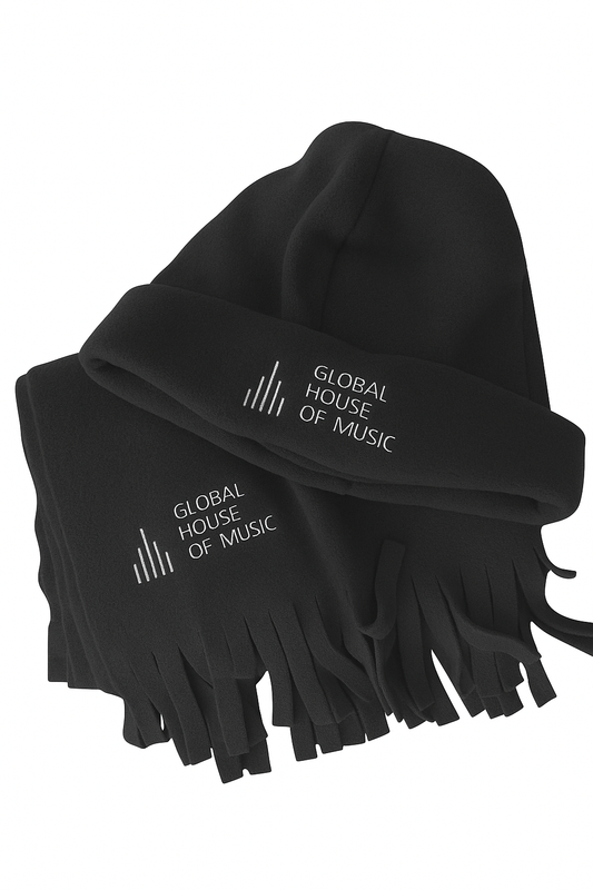 GHM Branded Scarf and Beanie Set