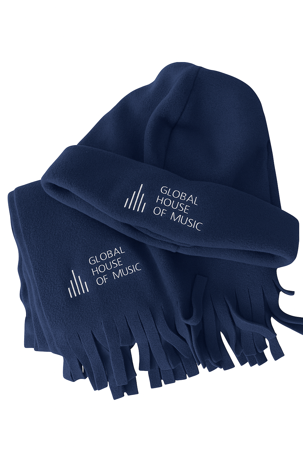 GHM Branded Scarf and Beanie Set